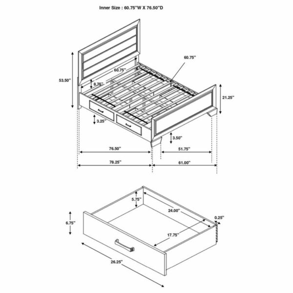 Kauffman - Transitional Storage Bed Bedroom Set - Image 140