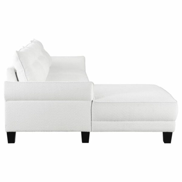 Caspian - Upholstered Curved Arm Chaise Sectional Sofa - Image 8