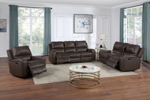 Linton - Leather Glider Recliner With Power Footrest - Image 14