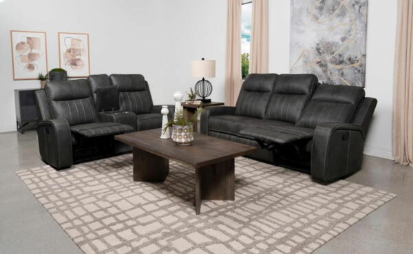 Raelynn - Upholstered Reclining Sofa Set - Image 12