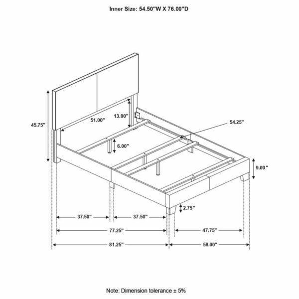 Dorian - Upholstered Panel Bed - Image 20