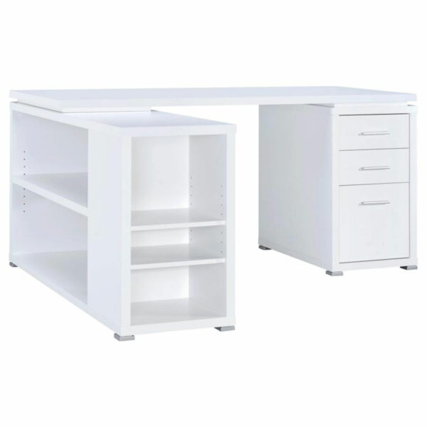 Yvette - 3-Drawer L-Shape Computer Desk - Image 29