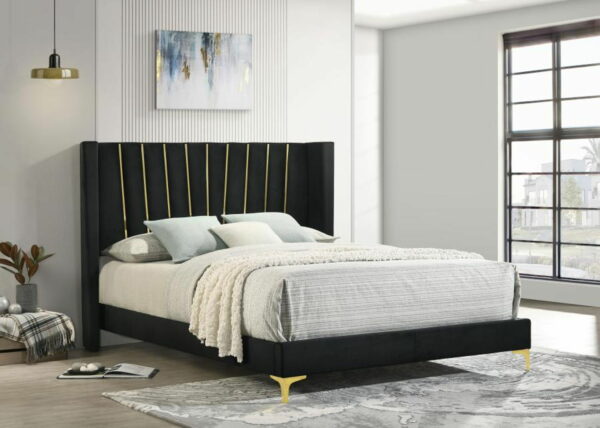 Kendall - Modern Upholstered Panel Bed - Image 9