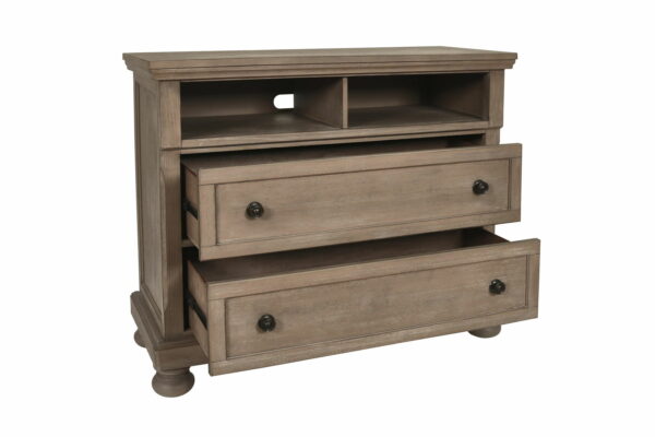 Allegra - Media Console - Pewter - Image 2