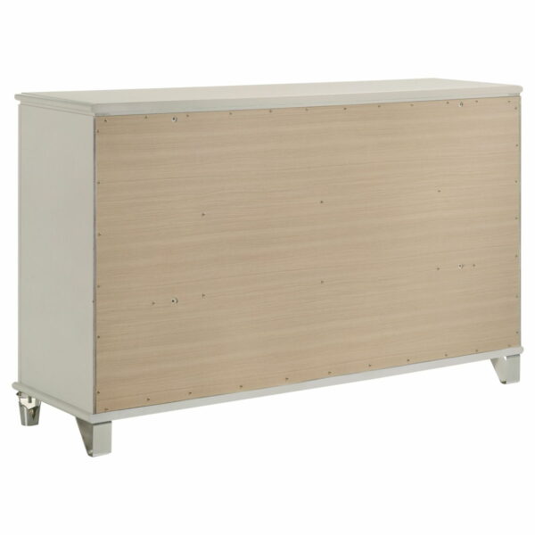 Olivia - 6-Drawer Dresser Cabinet - Pearl White - Image 2