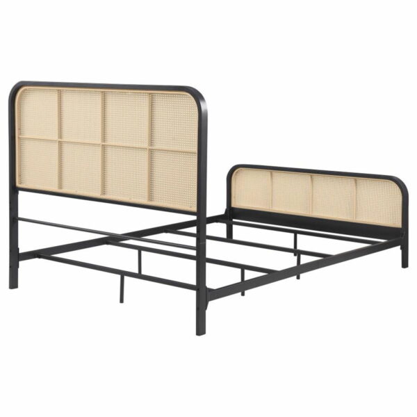 Lanewood - Open Cane Rattan Metal Bed - Image 29