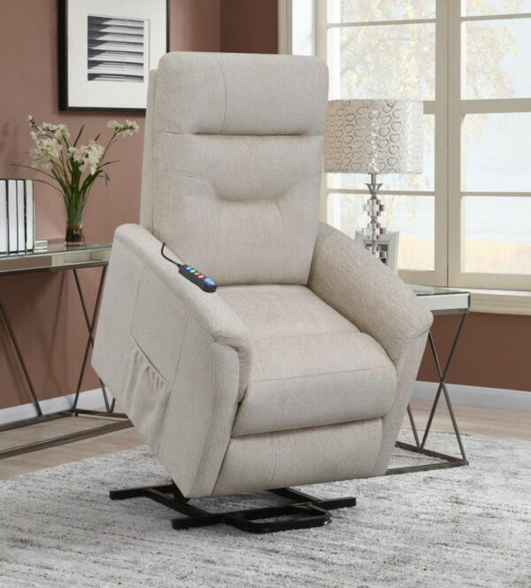Henrietta - Upholstered Power Lift Massage Chair - Image 3