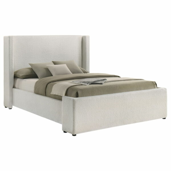 Alamosa - Boucle Upholstered Wingback Bed - Image 5