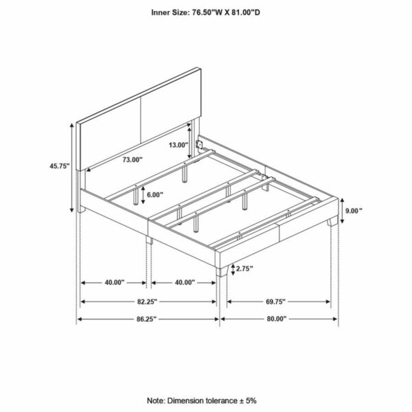 Dorian - Upholstered Panel Bed - Image 23