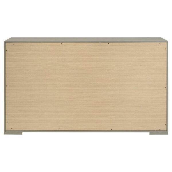 Ives - 6-Drawer Dresser Cabinet - Gray High Gloss - Image 14