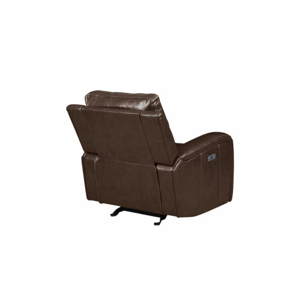 Linton - Leather Glider Recliner With Power Footrest - Image 8