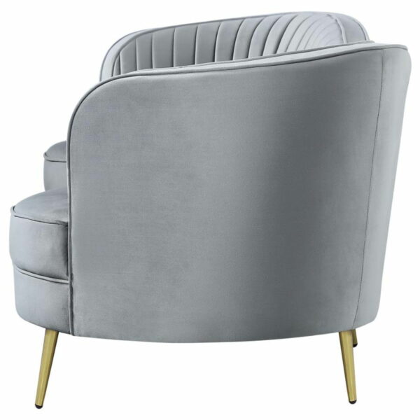 Sophia - Upholstered Channel Tufted Sofa - Image 16