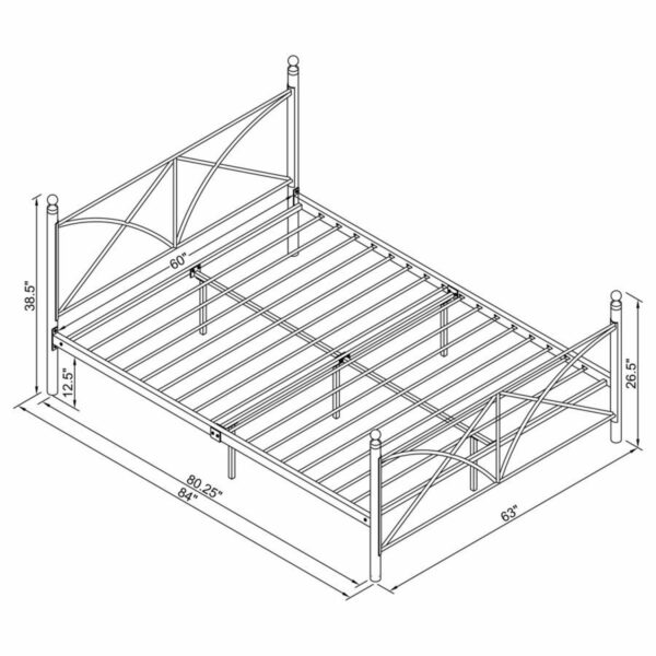 Hart - Metal Open Frame Bed - Image 12