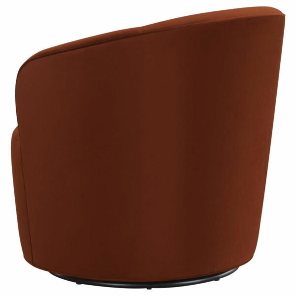 Joyce - Upholstered Barrel Back Swivel Chair - Image 10