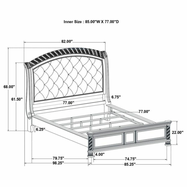 Emmett - Wood Sleigh Bed - Image 20