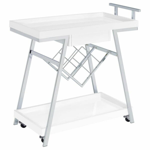 Kinney - 1-Drawer Engineered Wood Bar Cart - Image 21