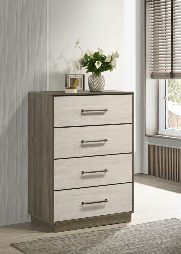 Fenwick - 4-Drawer Chest Of Drawers - Gray Oak - Image 7