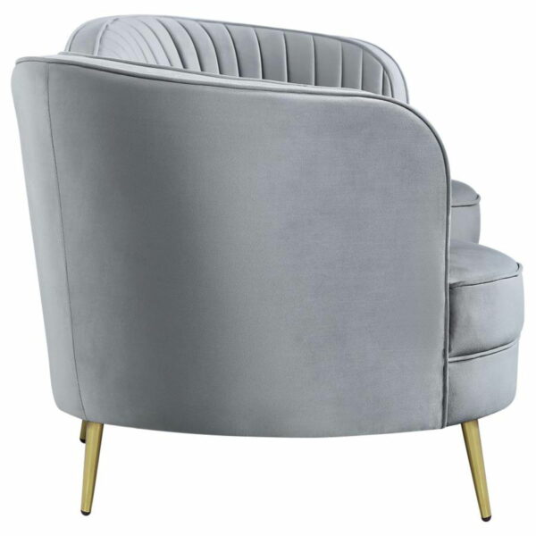 Sophia - Upholstered Channel Tufted Sofa - Image 8