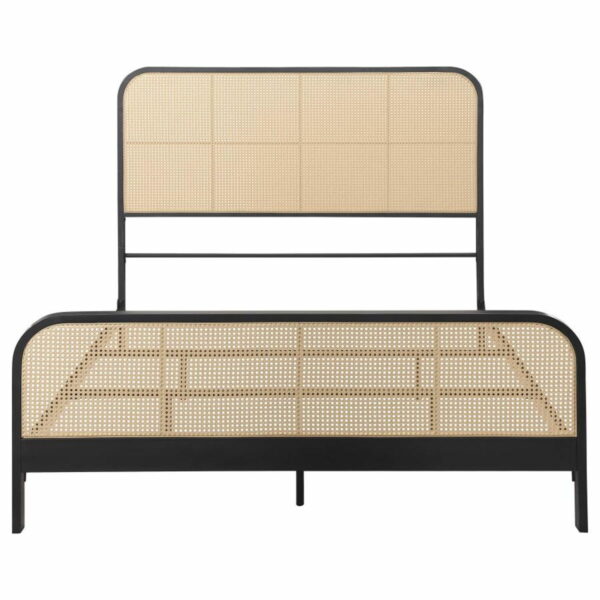 Lanewood - Open Cane Rattan Metal Bed - Image 17