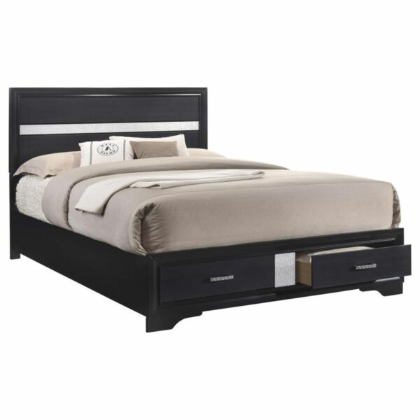Miranda - Storage Wood Panel Bed - Image 16