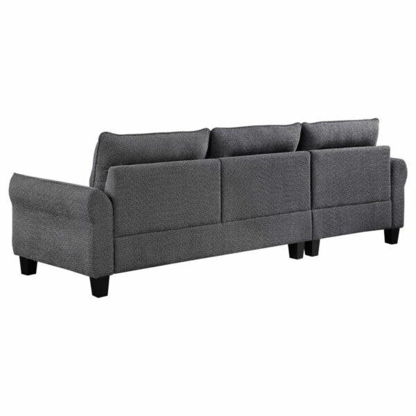 Caspian - Upholstered Curved Arm Chaise Sectional Sofa - Image 22