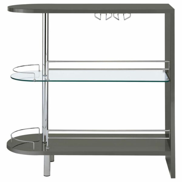 Adolfo - Rectangular 2-Tier Home Bar Table - Image 3