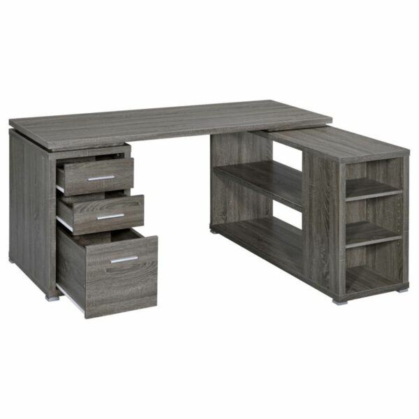 Yvette - 3-Drawer L-Shape Computer Desk - Image 40