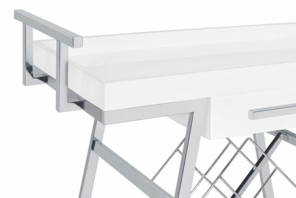Kinney - 1-Drawer Engineered Wood Bar Cart - Image 9