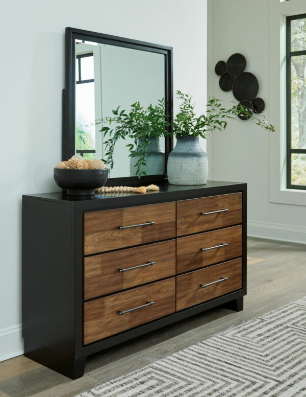 Kraeburn - Brown / Black - Dresser And Mirror - Image 5