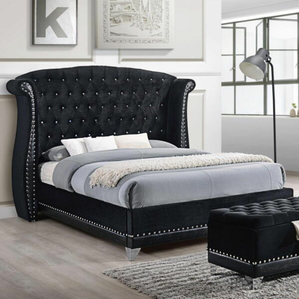 Barzini - Upholstered Wingback Bed - Image 23