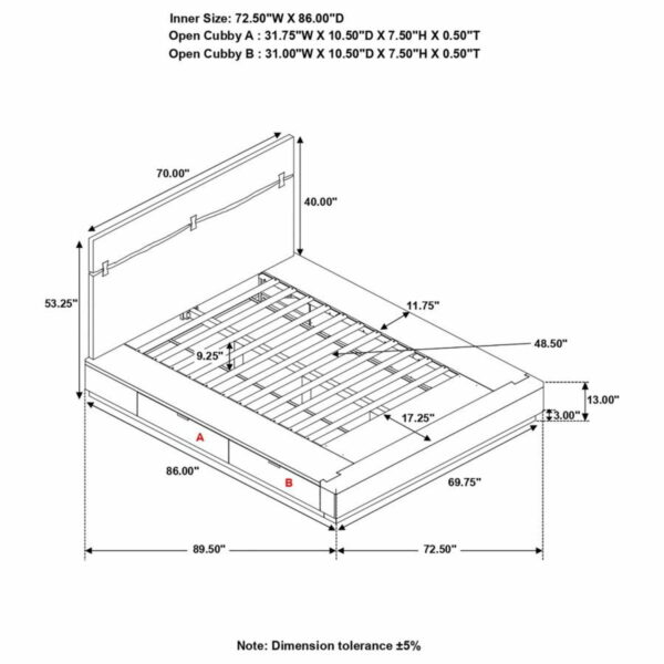 Winslow - Wood Storage Panel Bed - Image 7