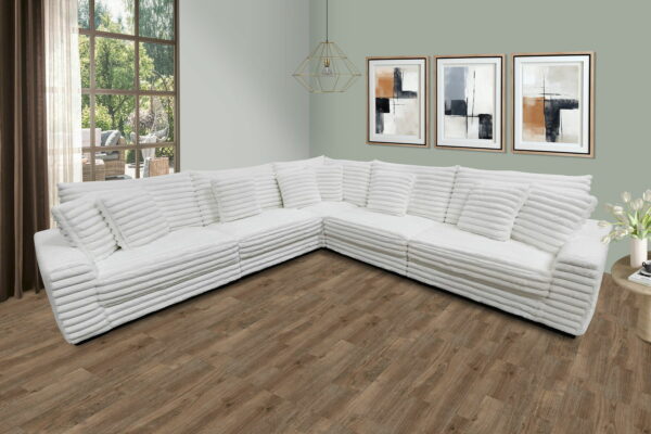 Embrace - 41" Ottoman - White - Image 2