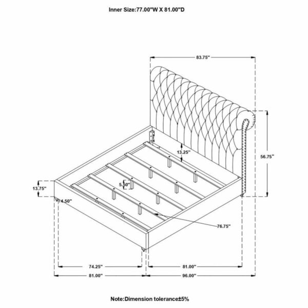 Devon - Upholstered Panel Bed - Image 32