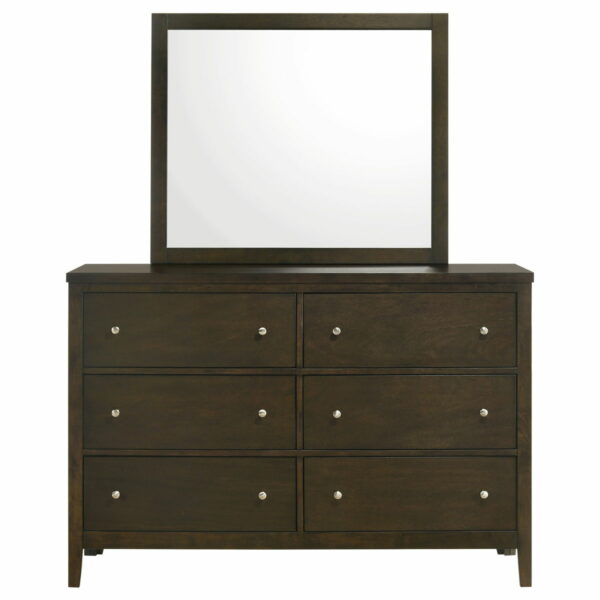 Wilkes - 6-Drawer Dresser And Mirror - Dark Cocoa - Image 2