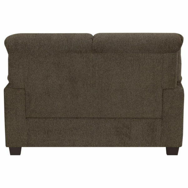 Clementine - Upholstered Padded Arm Loveseat - Image 4