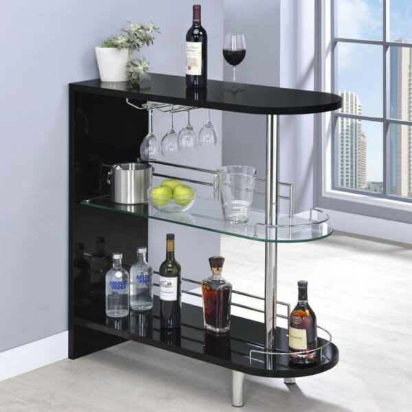 Adolfo - Rectangular 2-Tier Home Bar Table - Image 23