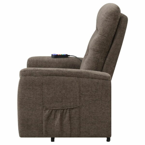 Henrietta - Upholstered Power Lift Massage Chair - Image 16
