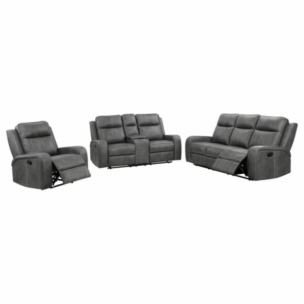 Raelynn - Upholstered Reclining Sofa Set - Image 21