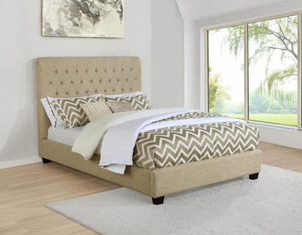 Chloe - Upholstered Panel Bed - Image 11