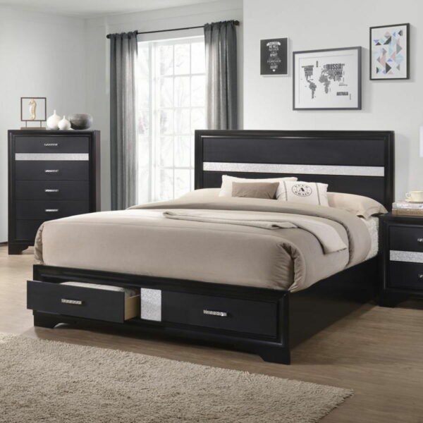 Miranda - Storage Wood Panel Bed - Image 7