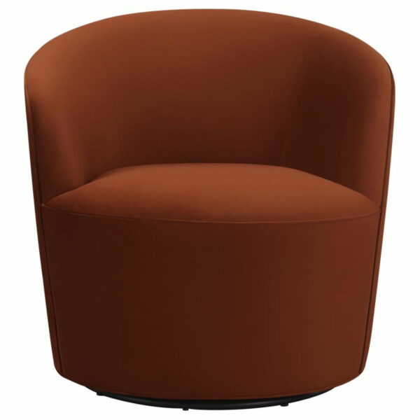 Joyce - Upholstered Barrel Back Swivel Chair - Image 7