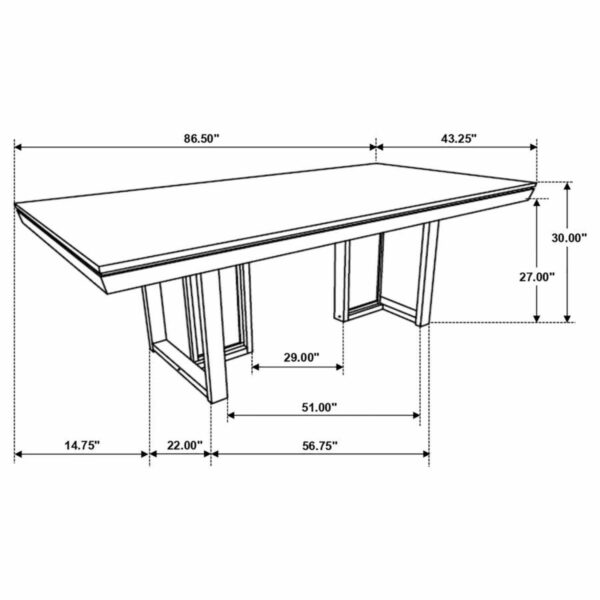 Kelly - Rectangular Dining Table Set - Image 2