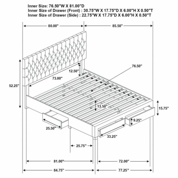 Soledad - Upholstered Storage Panel Bed - Image 10