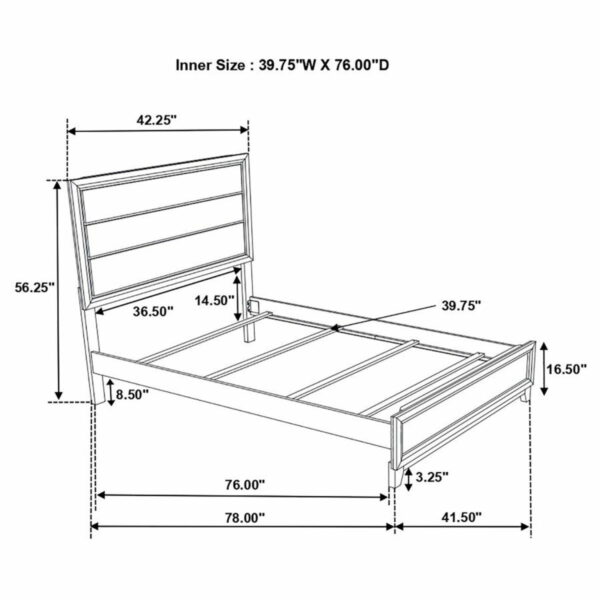 Watson - Wood Panel Bed - Image 6