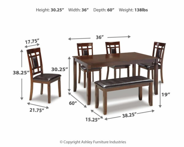 Bennox - Brown - Dining Room Table Set (Set of 6) - Image 6