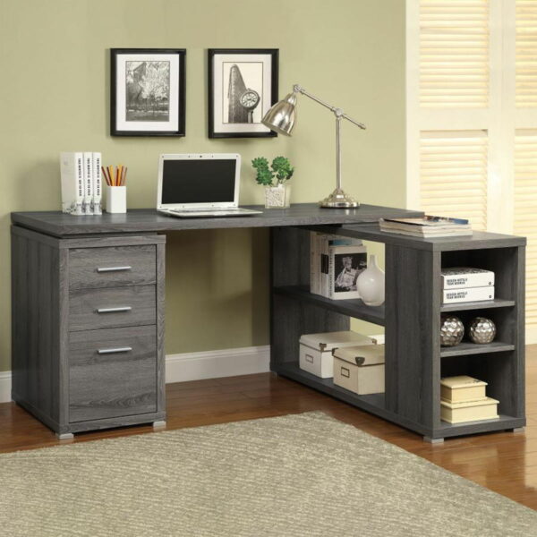 Yvette - 3-Drawer L-Shape Computer Desk - Image 5