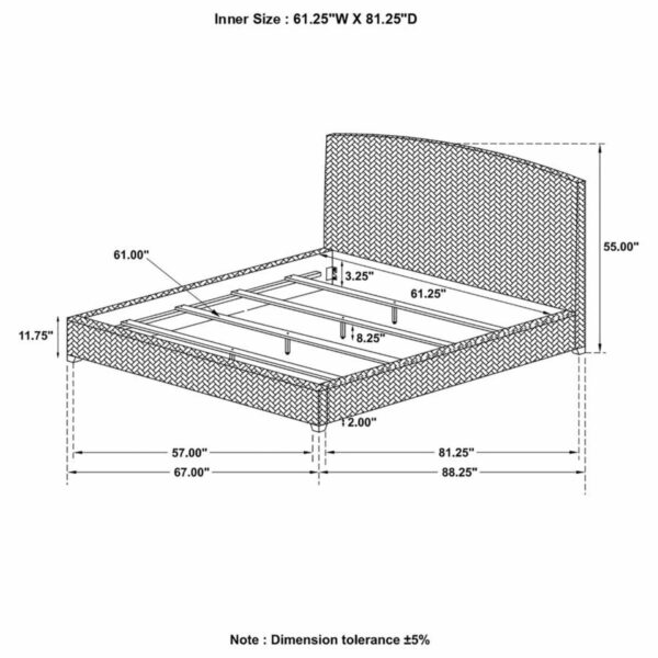Laughton - Banana Leaf Panel Bed - Image 7
