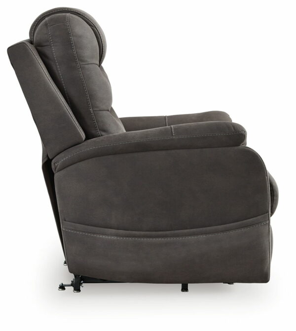 Snowfield - Gunmetal - Power Lift Recliner - Image 6