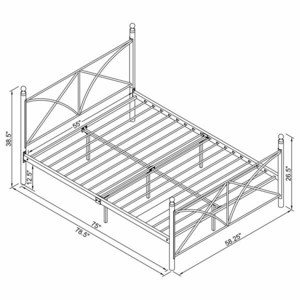 Hart - Metal Open Frame Bed - Image 21