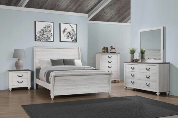 Stillwood - Wood Sleigh Bed - Image 9